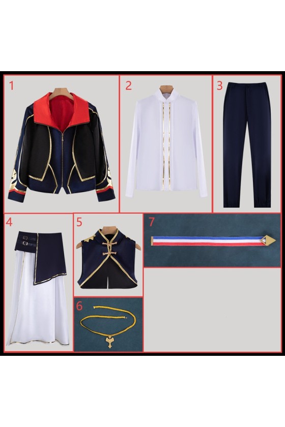 2XXT Cosplay Vtuber Virtual YouTuber Saegusa Akina 8th Anniversary Live Concerto Cosplay Costume